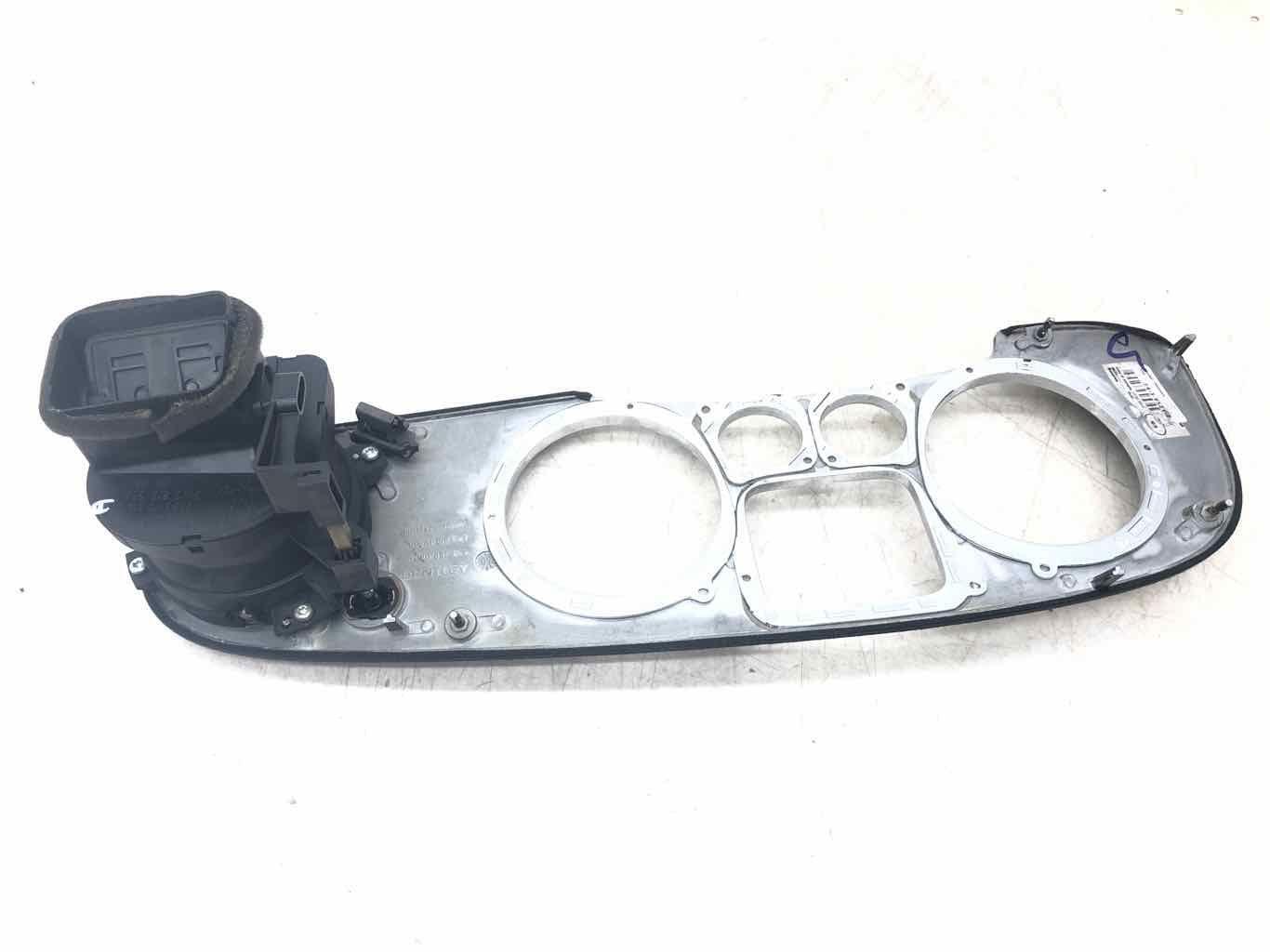2009-2011 BENTLEY CONTINENTAL SPEEDOMETER GAUGE CLUSTER BEZEL BLACK 3W0857059