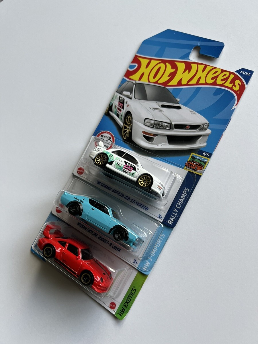 Hot Wheels Treasure Hunt 4/5 '98 Subaru Impreza 22B-STi, PORSCHE