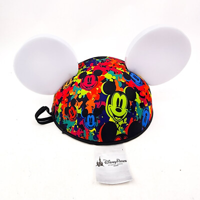 Light Up Mickey Ears Hat Magnetic Mickey Ears For Hat, Removable