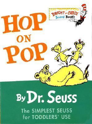 Hop on Pop: The Simplest Seuss for Youngest Use (Bright & Early Board Books), Se
