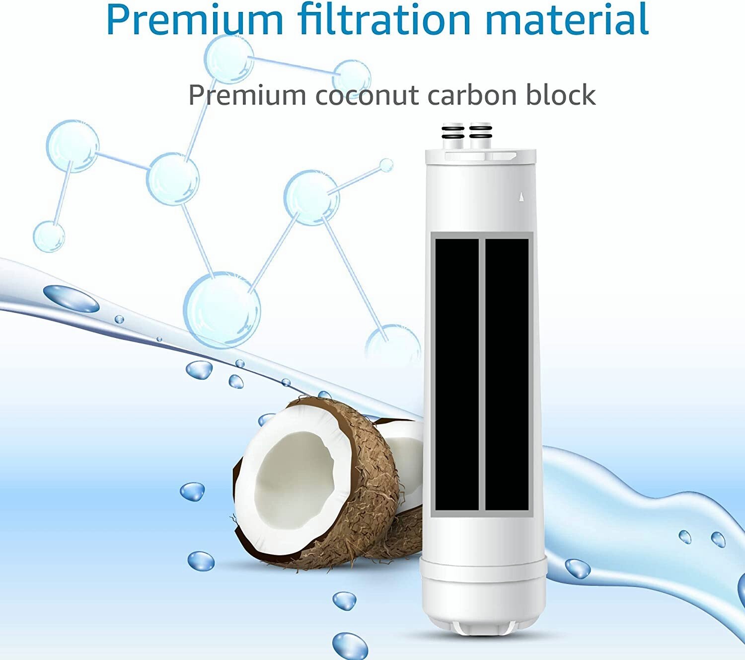 AQUA CREST Water Filter Replacement for Culligan ICEZ1, USEZ1