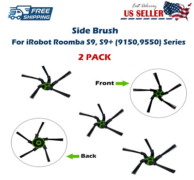 2 PACK Replacement Side Brush For iRobot Roomba S9 S9+ 9150 9550 Vacuum Cleaner