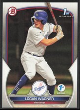 2023 Bowman 1st Edition Logan Wagner BPPF-36 1st | Los Angeles Dodgers