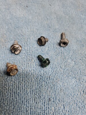 Ground Screw SIZE  5/16  Washer Dryer PLUS SPARE 5/16 SCREWS (4FREE SHIPPING   