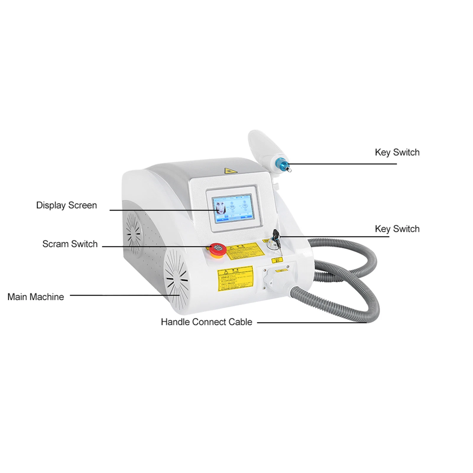 Open-box Picosecond Laser Tattoo Removal Machine Pigment Pico Skin Rejuvenation - product detail image 8