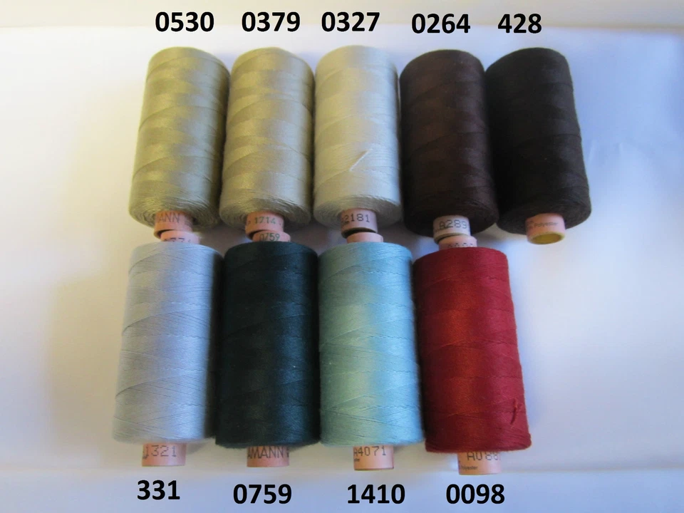 0,02 €/1m ) 300 m Marken Nähgarn von Amann / Saba Stärke 30 Farbenauswahl