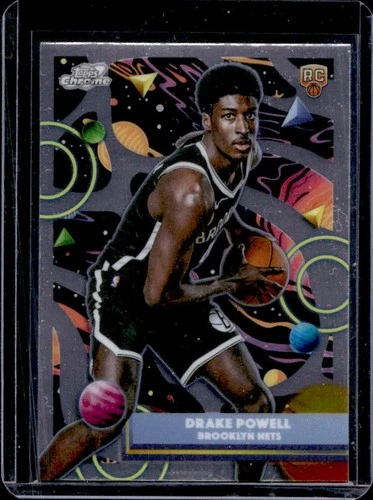 2025-26 Topps Cosmic Chrome Drake Powell RC Rookie #61 Nets
