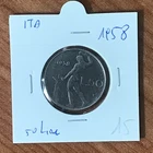 Coin 50 LIRE ITALY 1958 Conservation UNC Italy coin