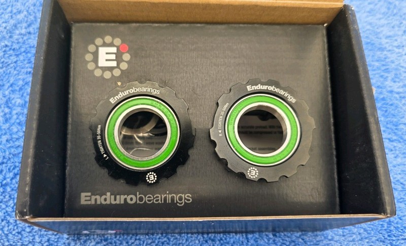 Enduro Bearings T47 BB386 24mm Shimano Spindle XD15 Bottom Bracket Black New