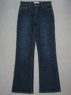 RB07438 2010 **LEVI'S** 512 BOOT CUT WOMENS JEANS sz10M DARK BLUE