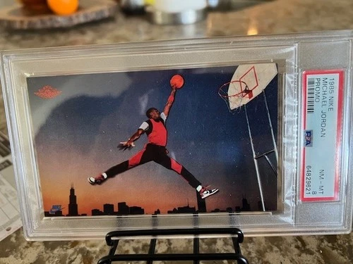 Michael Jordan rookie card, Nike 1985 PSA8