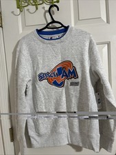 Champion Space Jam Crewneck Sweatshirt Small Fleece NWT