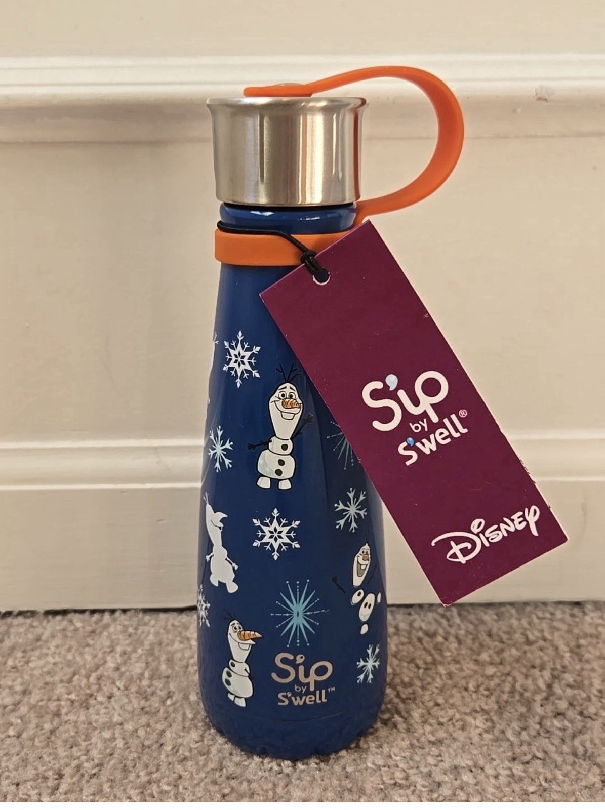 Sip By Swell Disney Frozen Olaf Snowflakes 10 oz Stainless B