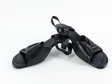 Jana Damen Schuhe Pumps Gr 39 G schwarz Sandaletten Slingback Kunstleder (15783)