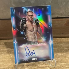 2025 Topps Midnight UFC CRG-JM Jack Della Maddalena Glimmer Graphs Auto