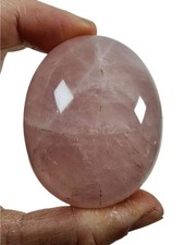 Rose Quartz Crystal Polished Pebble 98.4 grams "Premium Grade"
