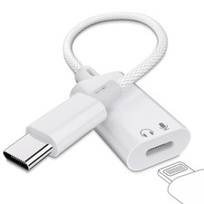 Vcddom USB C to Lightning Audio Adapter, USB Type C Male to Female Lightning ...