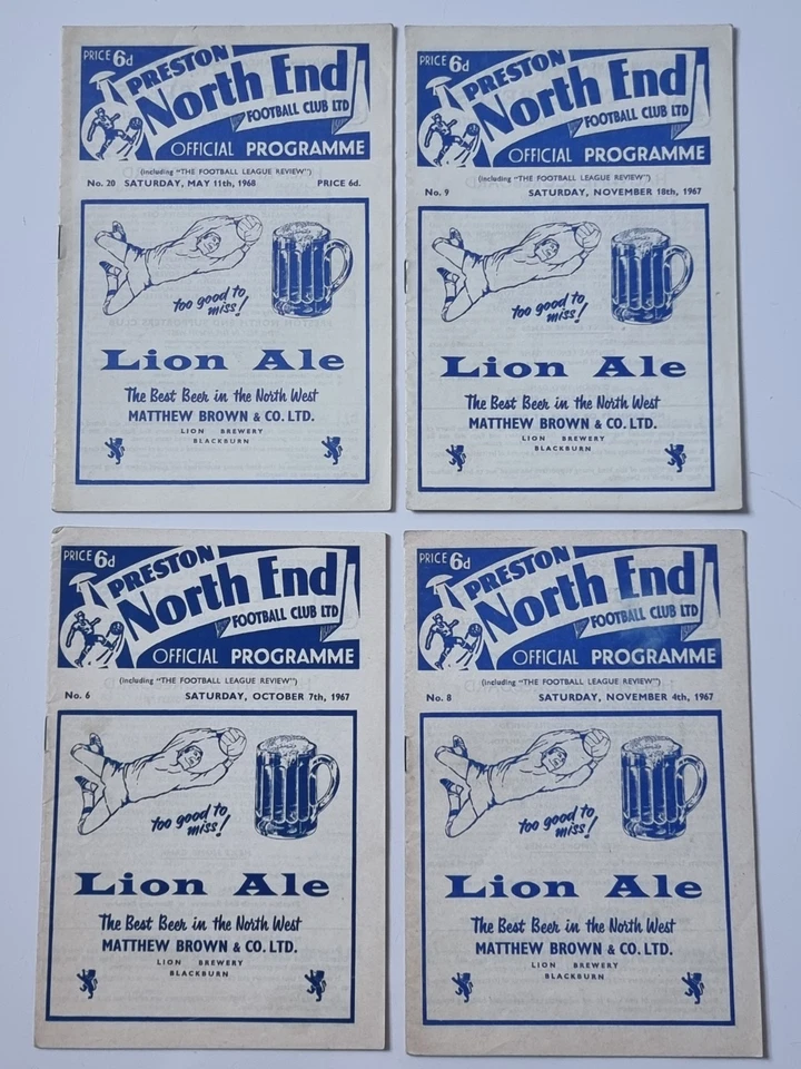 Preston N E FC Football Programmes 1960/61 - 1967/68 (Choose From List) - Image 2 of 4