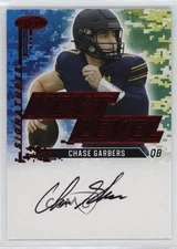 2022 SAGE High Series Next Level Signatures Red Chase Garbers Rookie Auto RC