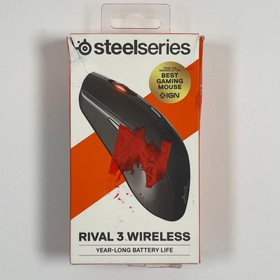 SteelSeries Rival 3 Wireless Gaming Mouse   400+ Hour Battery Life   18,000 CPI