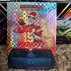 2025 Panini Rookies & Stars Patrick Mahomes II Airborne Red Plaid Prizm