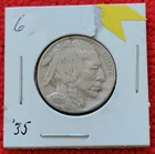 1935 S Buffalo Nickel San Francisco Mint Mark Ungraded Uncertified Circulated