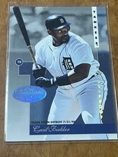 Super rare  Difficult to obtain Cecil Fielder 1996 Parallel Card