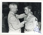 Vintage Signed Photo Autograph James R Hendrix Medal of Honor WWII Army