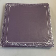 Creative Memories Scrapbook Album 12" Purple Solid Photo Memory Book New Sealed