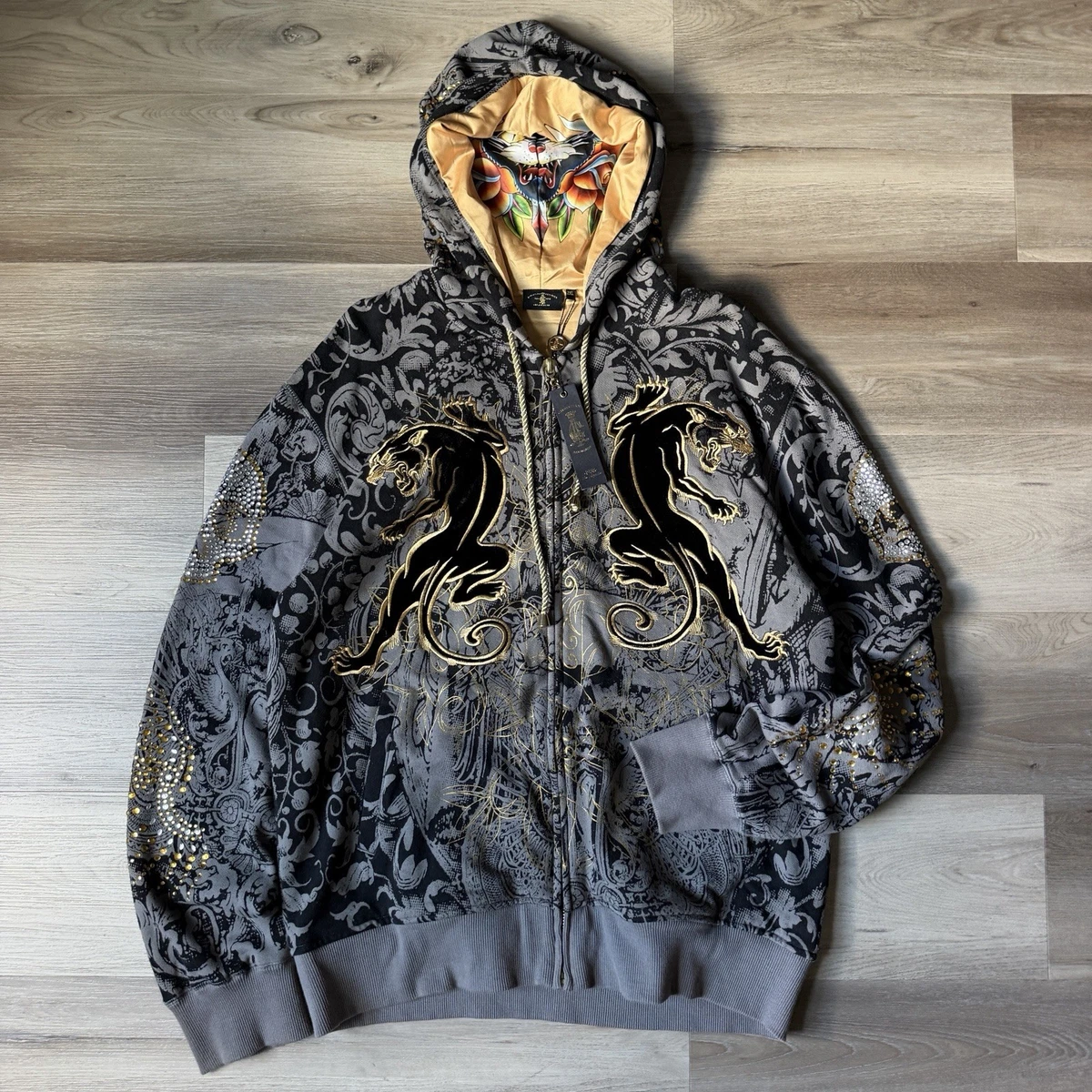 Christian Audigier Regular Size 2XL Hoodies & Sweatshirts for Men