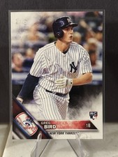 2016 Topps - Greg Bird #188 Batting Follow Through (RC)