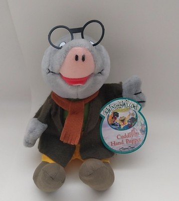 Vintage sehr seltene Wind in den Weiden Maulwurf Handpuppe - Titan Toys mit Etikett 1995