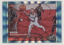 2021 Panini Donruss Franchise Features Holo Teal Laser Damian Lillard #14 0qr0