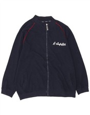 AUSTRALIAN L'ALPINA Mens Tracksuit Top Jacket XL Navy Blue Cotton KQ12