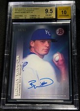 BGS 9.5/10 1/1 RC AUTO /50 BOBBY WITT JR SSP ROOKIE 2022 Bowman Transcendent VIP