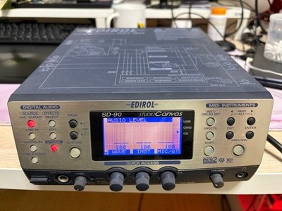 Used Roland Edirol SD-90 Studio Canvas MIDI Sound Module