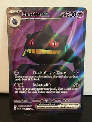 Banette ex 229/198 Ultra Rare Pokemon Scarlet & Violet Holo