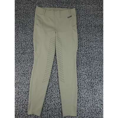 Kerrits Riding Tights Womens Large Sage Green Silicone Grip Breeches