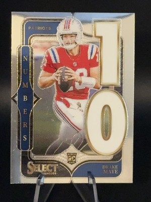 2024 Panini Select - Select Numbers Drake Maye #20 (RC)