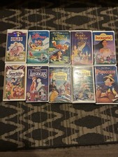 Disney VHS VCR Tapes Lot of 10