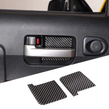 4Carbon Fiber Interior Inner Door Bowl Cover Trim For Toyota Tundra 2007-13