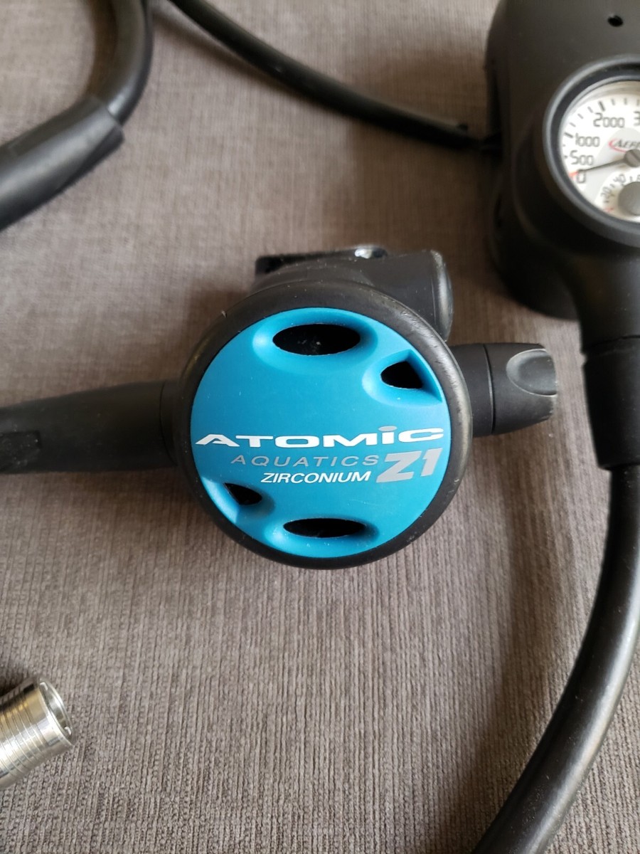 Scuba Diving Regulator set Atomic Z1 Zirconium & Aeris 3 Gauge