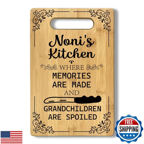 CGBHW Noni's Gifts Wood Cutting Board, Grandma Gifts, Grandparents Day Gifts,