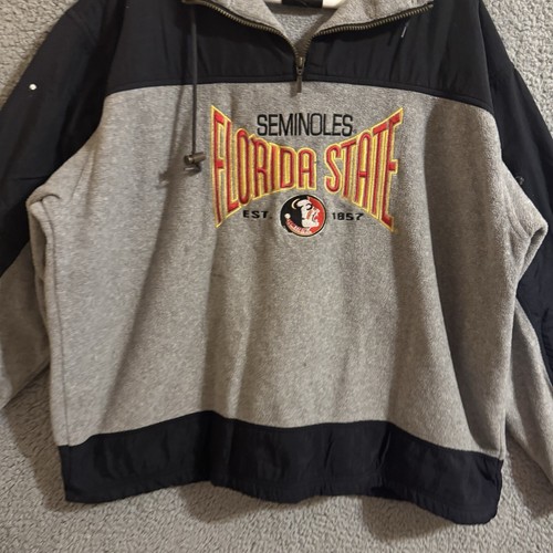 Lee Sport Florida State Seminoles FSU Pullover Fleece Jacket Men’s Size XL - Picture 2 of 14
