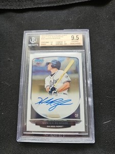 Hunter Renfroe 2013 Bowman Chrome Draft Auto Bgs 9.5 10