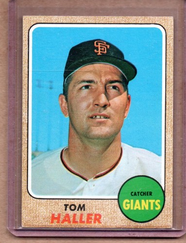 1968 Topps Tom Haller #185 card
