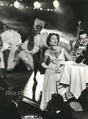 1957 Vintage RICHARD AVEDON Paris Gres Female Fashion Moulin Rouge Duotone Photo