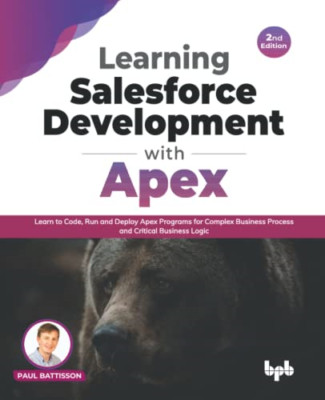 Learning Salesforce Entwicklung mit Apex - Taschenbuch NEU Battisson, Paul 23/09/