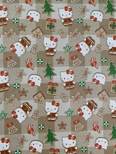 HELLO KITTY  Christmas Wrapping Paper 50 sq ft Large