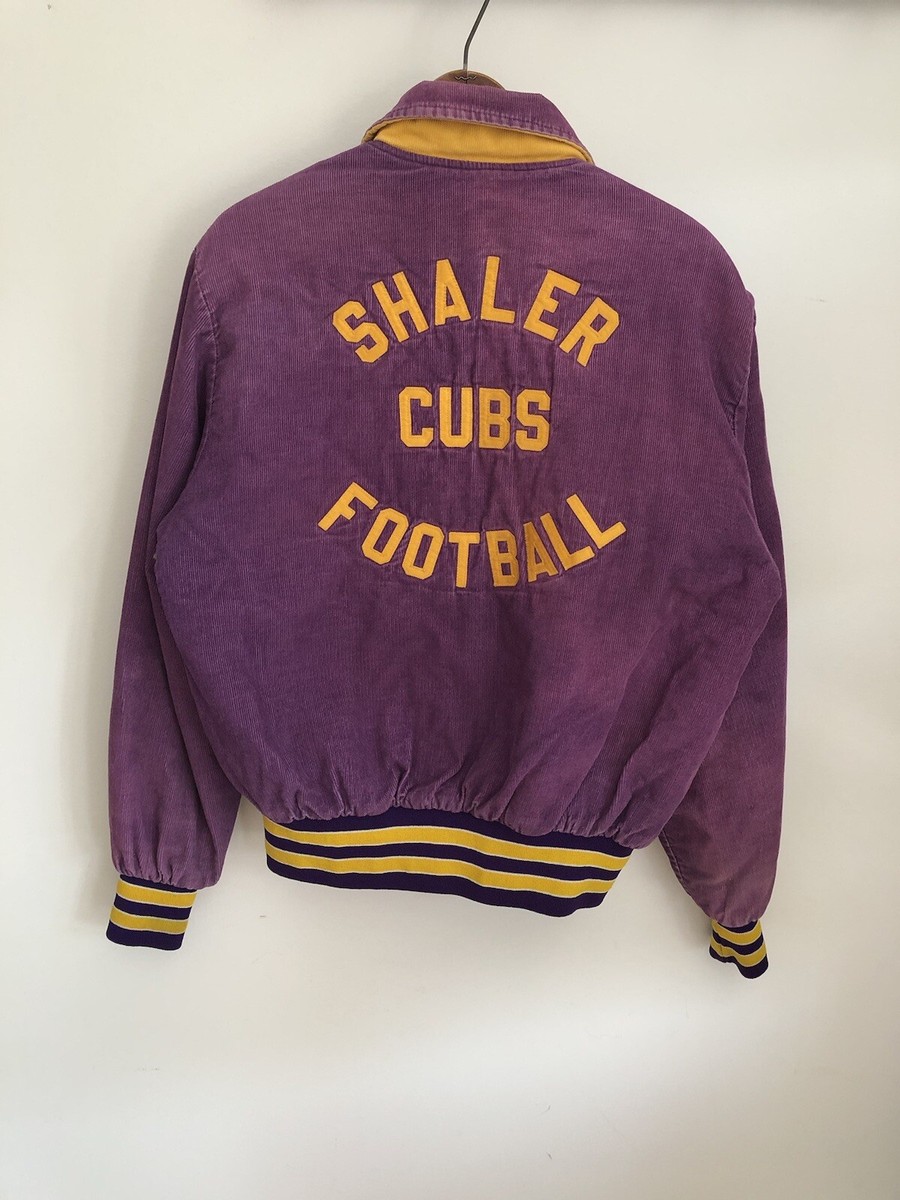 VTG 70s 80s Holloway Shaler Cubs Football Corduroy Varsity